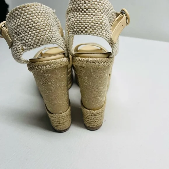 Valentino Lace Platform Wedges size 40/ 9 - Picture 10 of 12